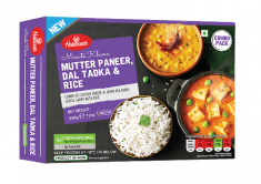 Meal Combo - Mutter Paneer, Dal Tadka and Rice (Haldiram) - 340 GM