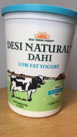 Low Fat Yogurt (Desi Natural Dahi) - 4 LB