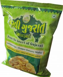 Garvi Gujarat Banana Chips Pepper - 180 GM