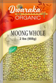 Organic Whole Moong Green (Dwaraka) - 2 LB