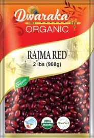 Organic Chitra Rajma (Dwaraka) - 2 LB