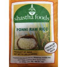 Ponni Raw Rice (Shastha) - 10 LB
