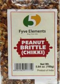 Peanut Jaggery Chikki (Fyve Elements) - 160 GM